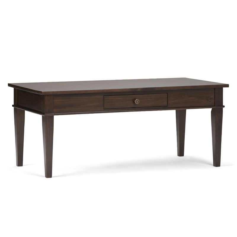 Carlton – Coffee Table – Dark Tobacco Brown
