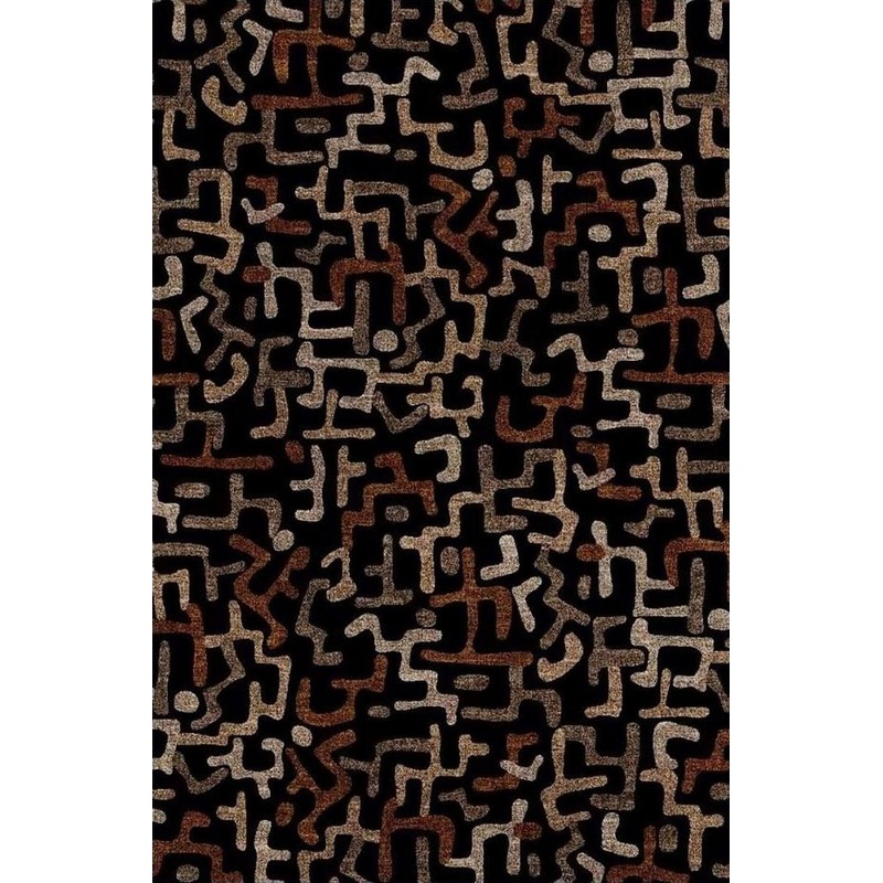 Fenix – Accent Rug – Black / Gold