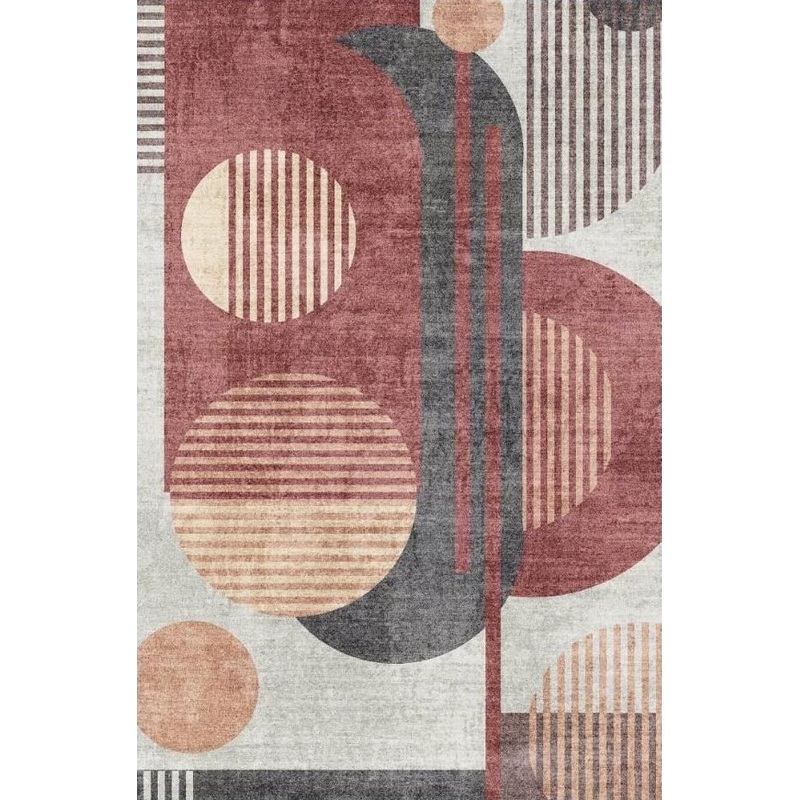 Fenix – Accent Rug – Ivory / Red