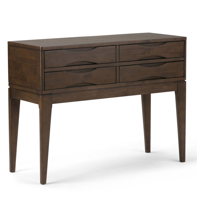 Harper – Hallway Console Table – Walnut Brown