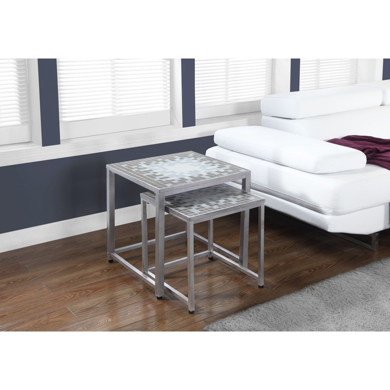 Nesting Table, Space-Saving Design Transitional (Set of 2)
