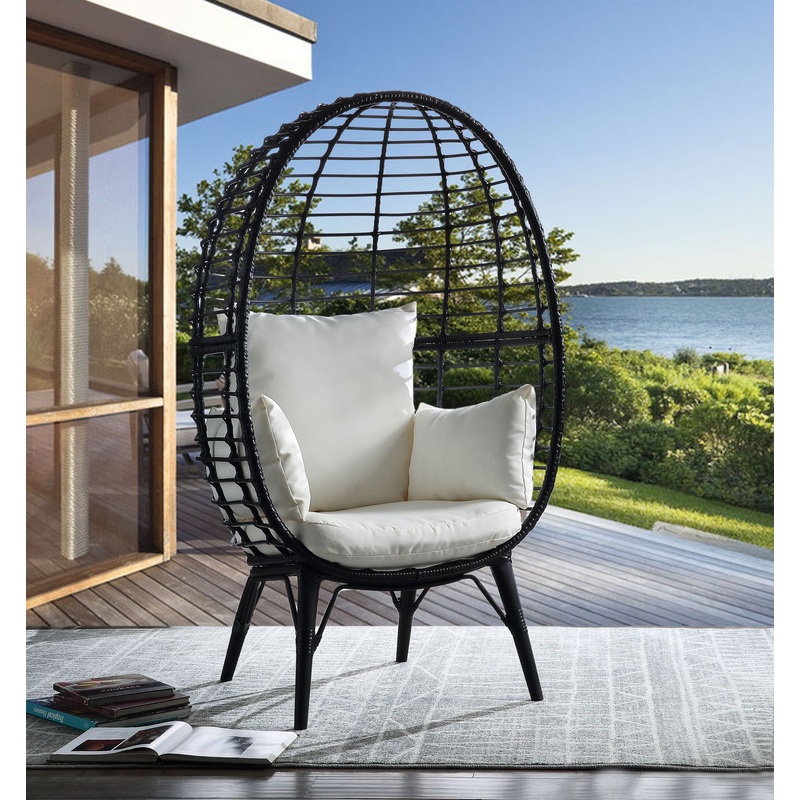 Penelope – Patio Lounge Chair|Black