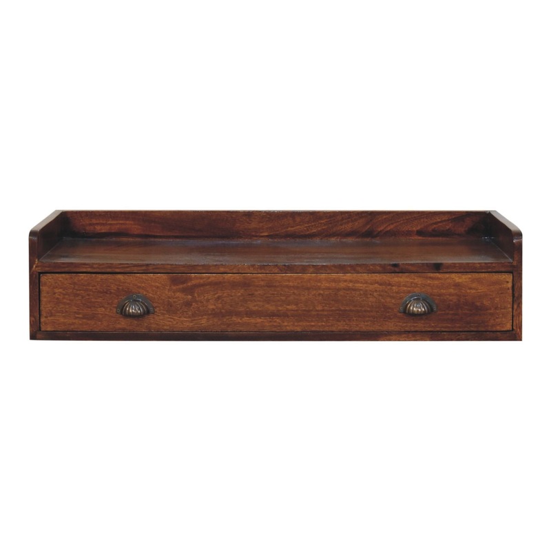 Belmont – Wall Mounted Console Shelf – Chestnut