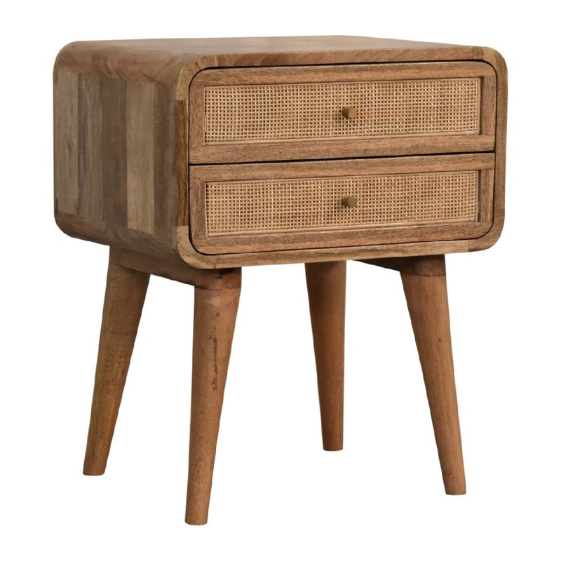 Close Knit 2 Drawer Nightstand – Oak