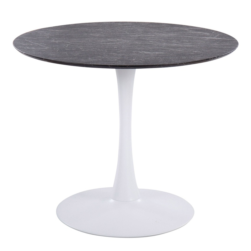 Pebble – Modern Table|Black|White