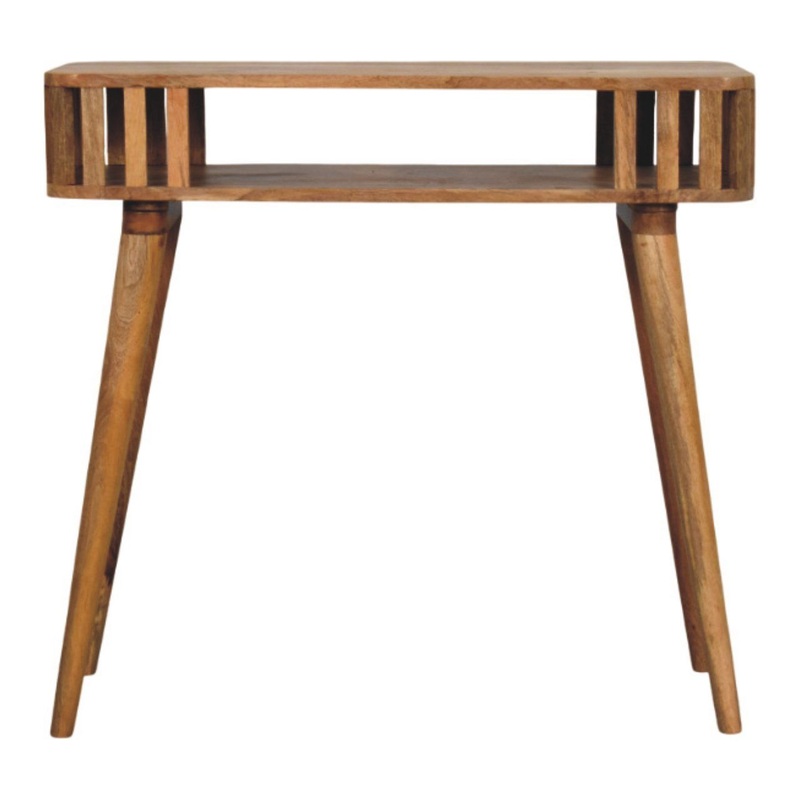 Slatted Console – Light Brown