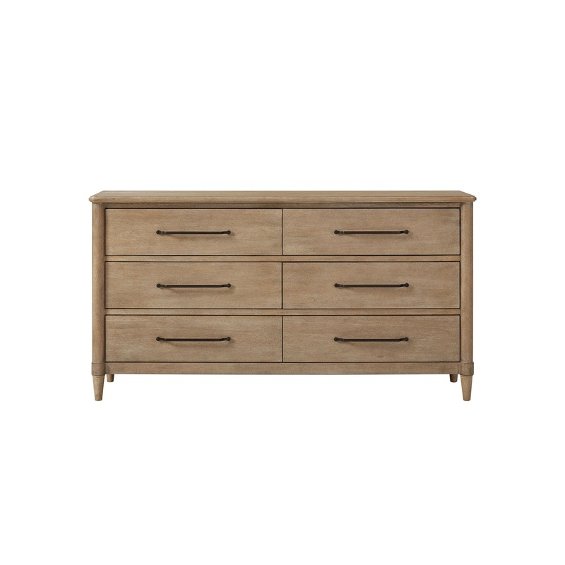 Casual 6 Drawer Dresser – Sand
