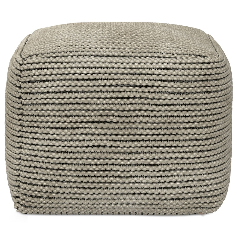 Eastmont – Outdoor / Indoor Pouf – Cream