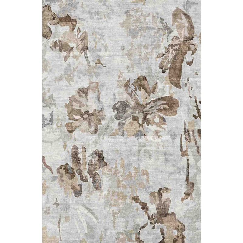 Macau – Non – Slip Accent Rug – Beige Brown / Ivory / Taupe
