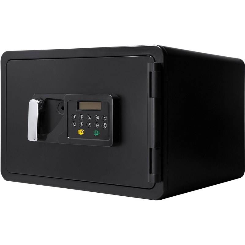 0.54 Cubic Ft Keypad Fireproof Security Safe – Black