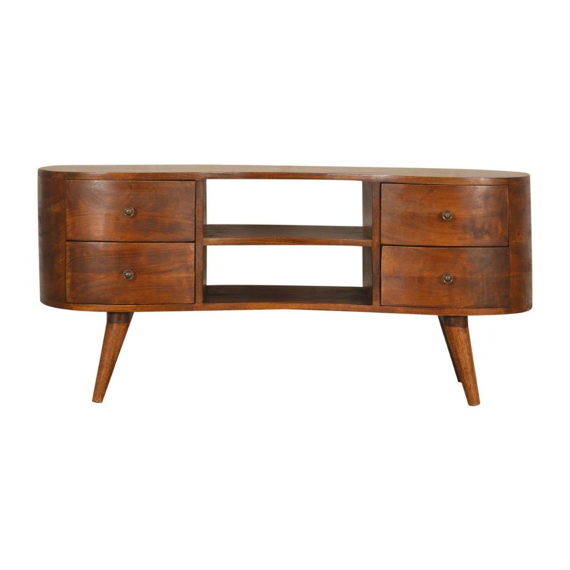 Wave Entertainment Unit – Chestnut