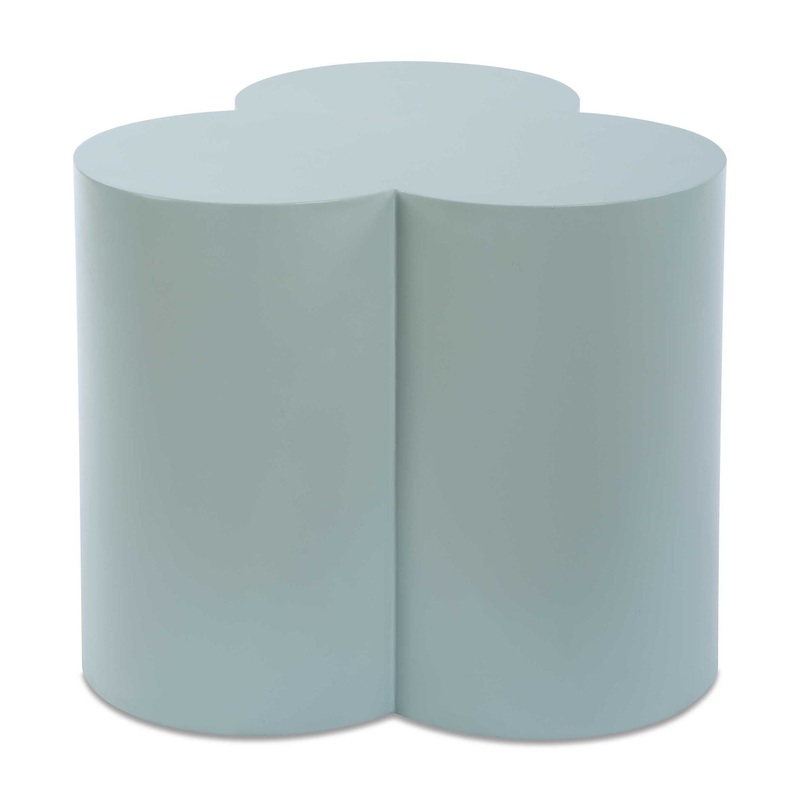 Beven – Outdoor Accent Table – Light Blue