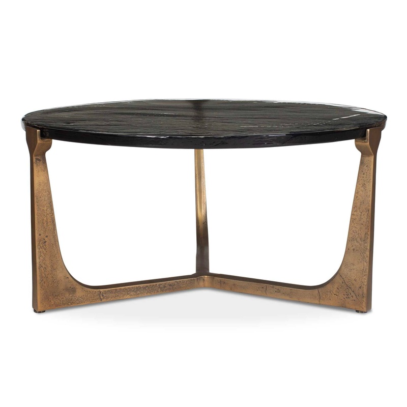 Bohdi – Outdoor Coffee Table – Brass / Black