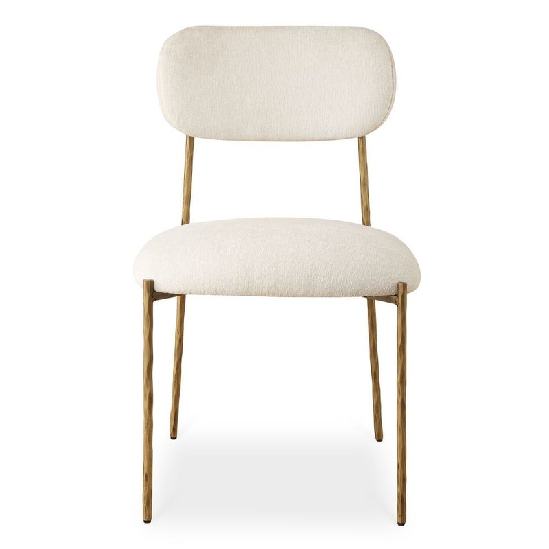 Capture – Dining Chair (Set of 2) – Gold / White