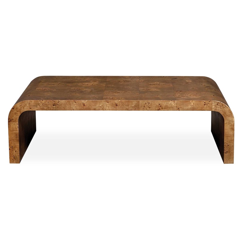 Carraway – Burl Wood Coffee Table – Woodtone