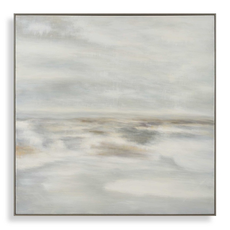 Furthest Thing – Canvas Landscape Art – Brown / Gray / White