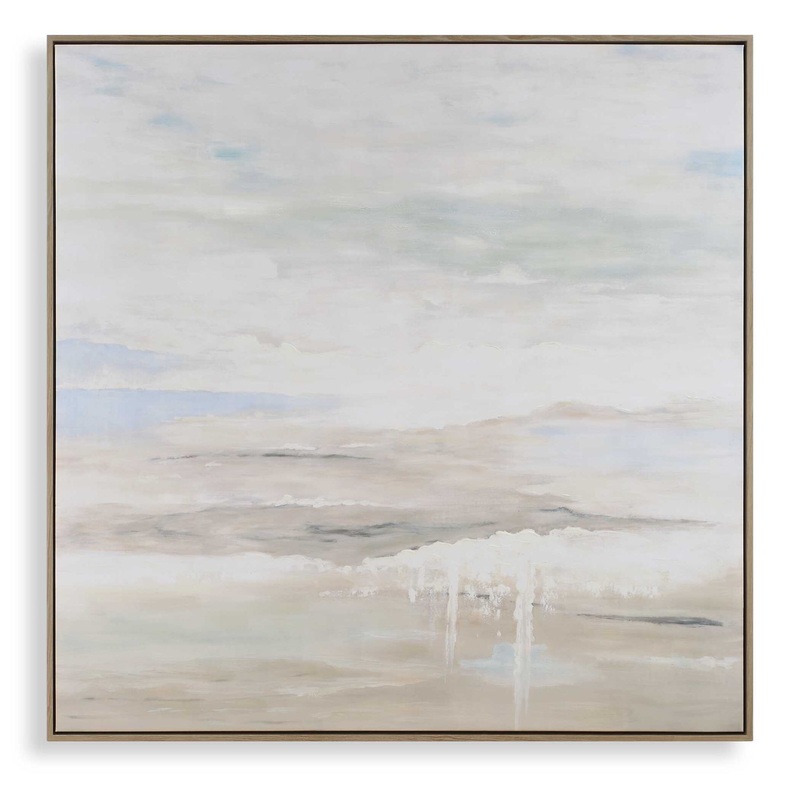 Gravity – Abstract Landscape Art – Black / Blue / Bronze / Gray / White / Woodtone
