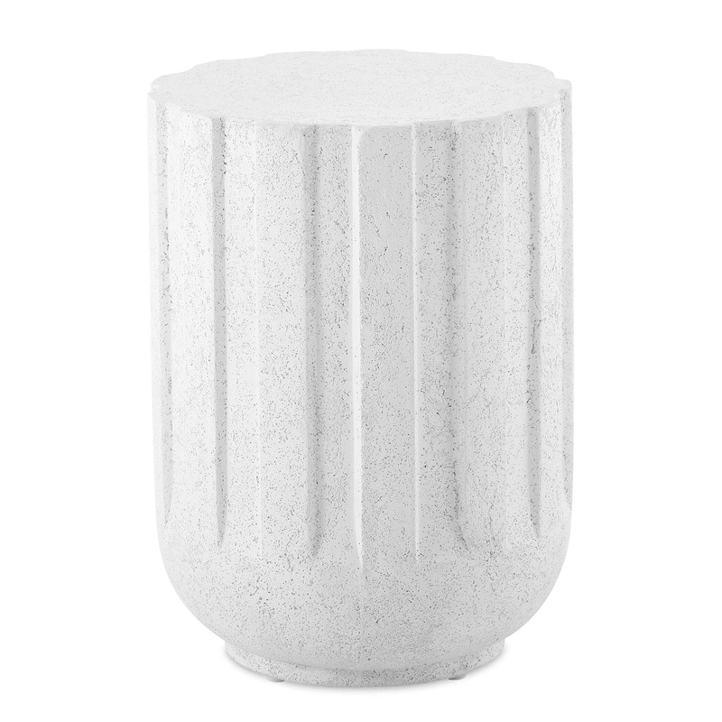 Jane – Outdoor Accent Table – White