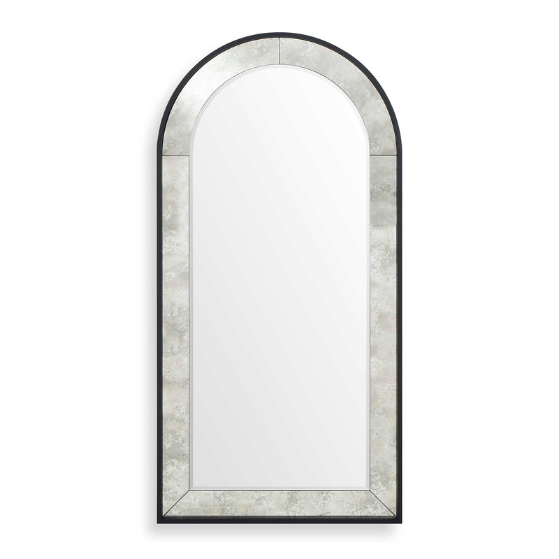 Marlowe – Antique Arch Mirror – Black