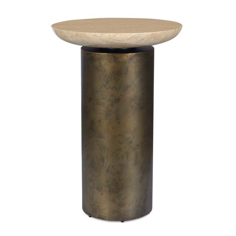 Oslo – Outdoor Accent Table – Brass