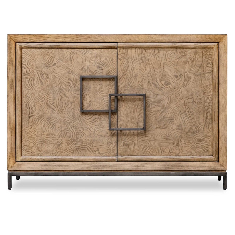 Paltrow – Burl 2 Door Cabinet – Woodtone