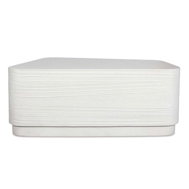 Saltwater – Concrete Coffee Table – White