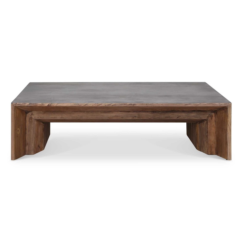Vail – Elm Coffee Table – Dark Brown