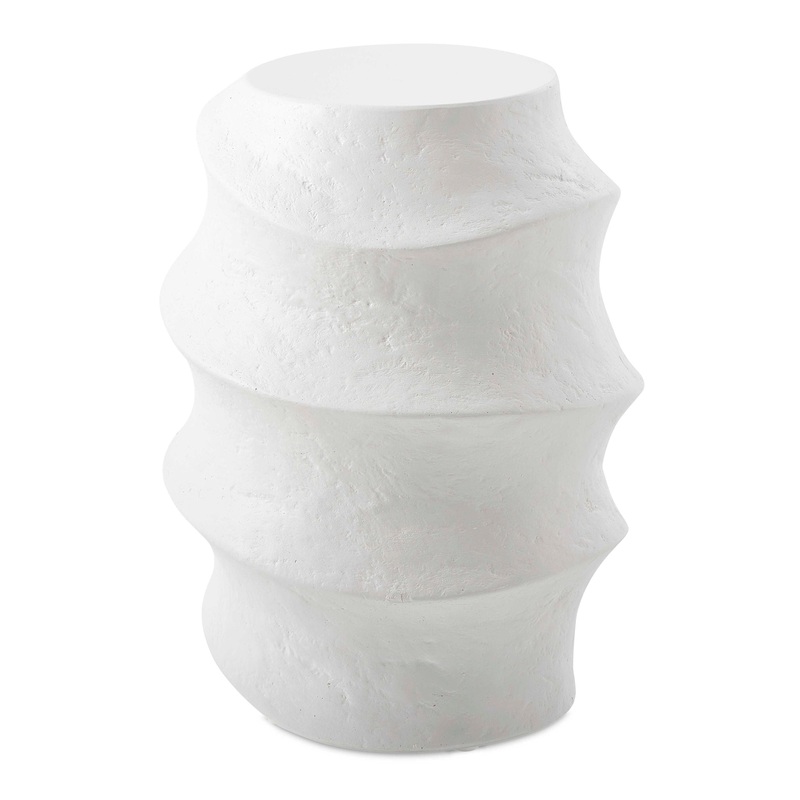 Winded – Outdoor Accent Table – White