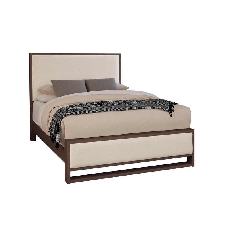 Lodge & Loft – Upholstered Bed – Ivory Cream
