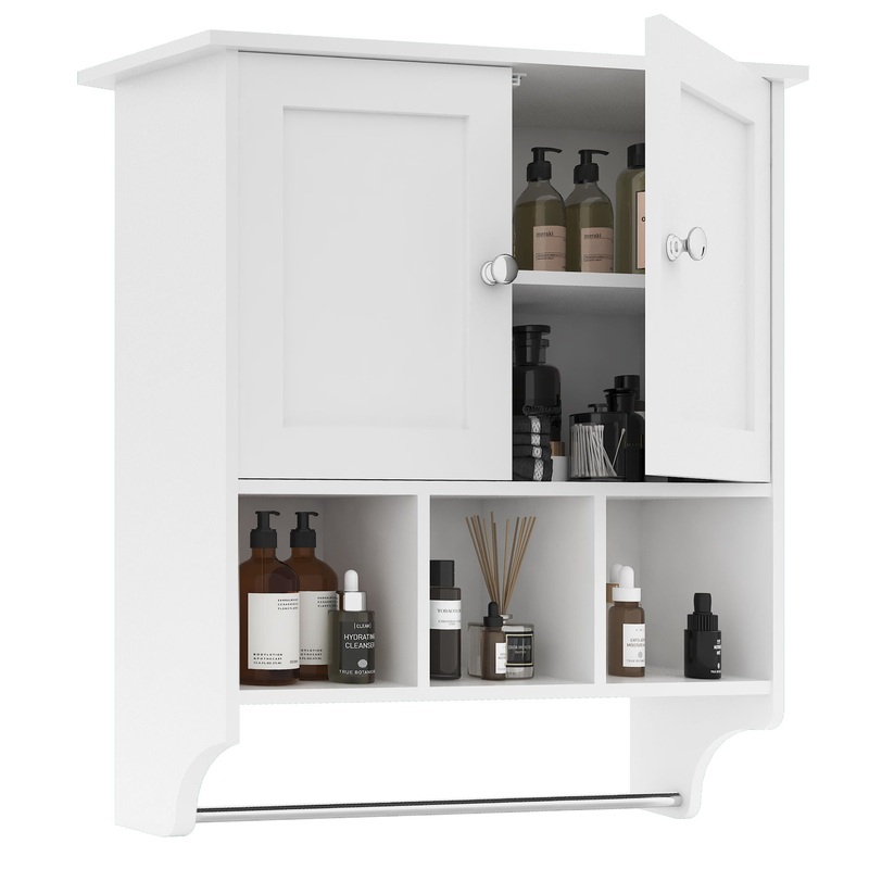 Bathroom Cabinet|Black|White