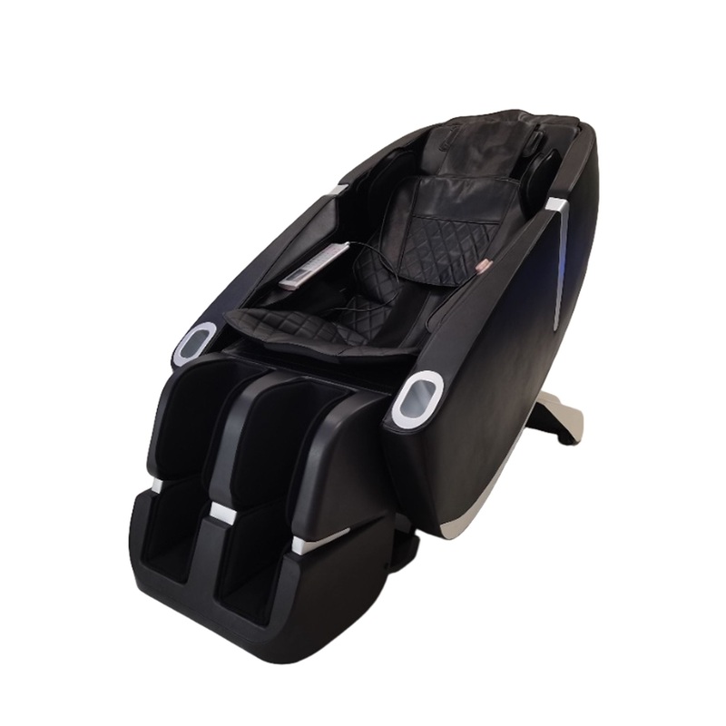 SL Type Pulley Guide, 2D Motor-Massage Manipulator-Space Saver Design, Track Sliding Zero Gravity Multifunction Massage Chair – Black