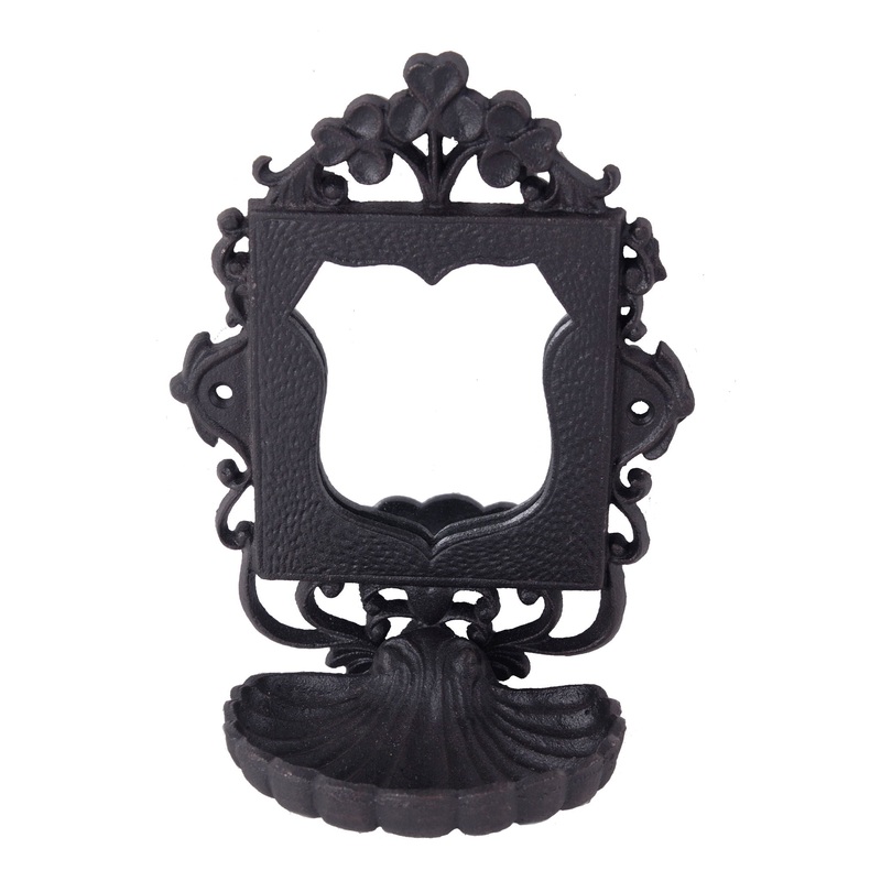 Cast Iron Soap Dishes|Black|2 Pieces|1 Piece