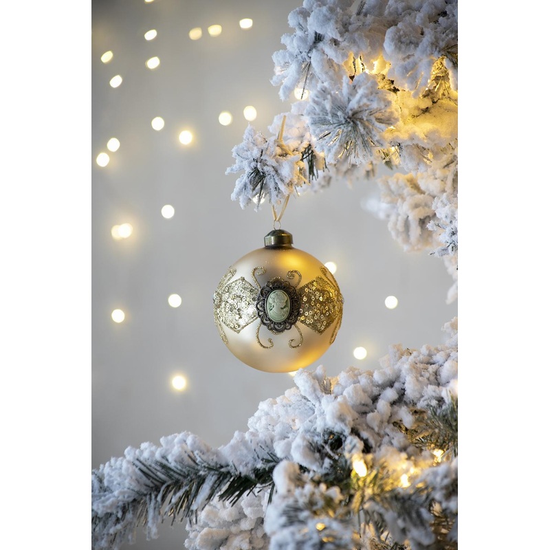 Decorative Hanging Ball Christmas Tree Ornaments For Holiday Decorations (Set of 6)