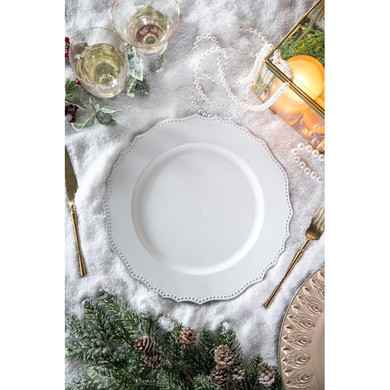 Premium Plastic Charger Plate (Set of 8)