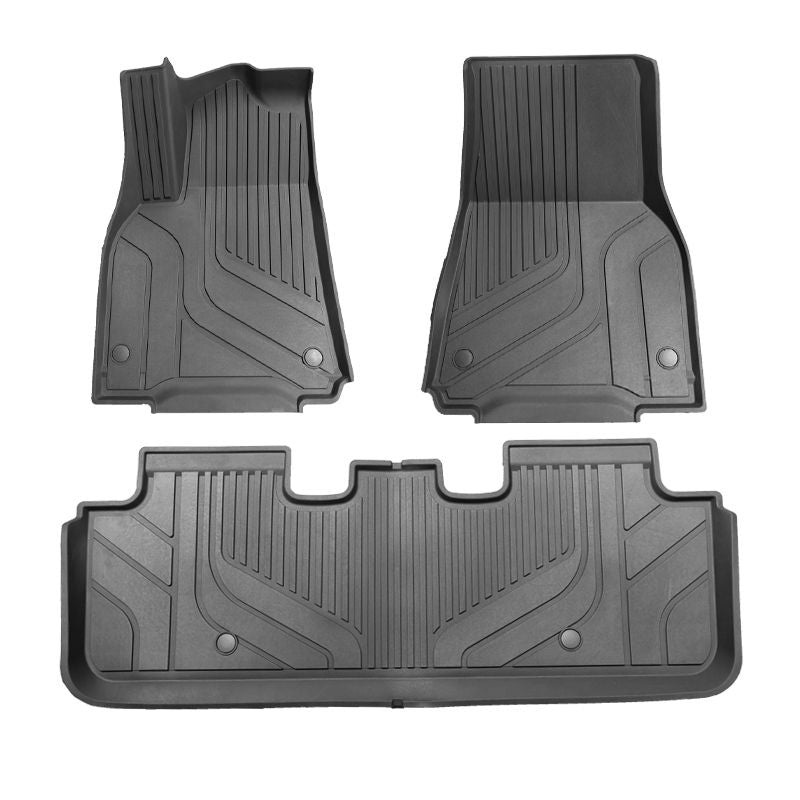 Floor Mats Fit For 2023 Tesla Model Y New Generation Full Set Floor Mats Custom Fit For 2023 New Version Tesla Model Y – Black