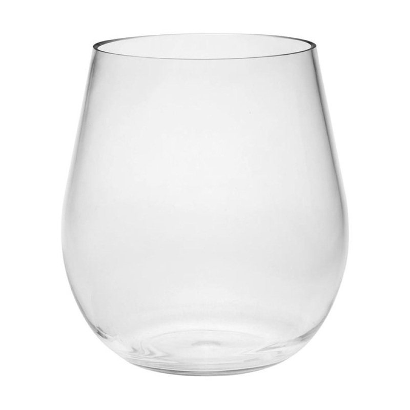 Halo – Oval Tritan Glasses Dof 18Oz, Bpa Free Plastic Water Tumblers (Set of 4) – Clear