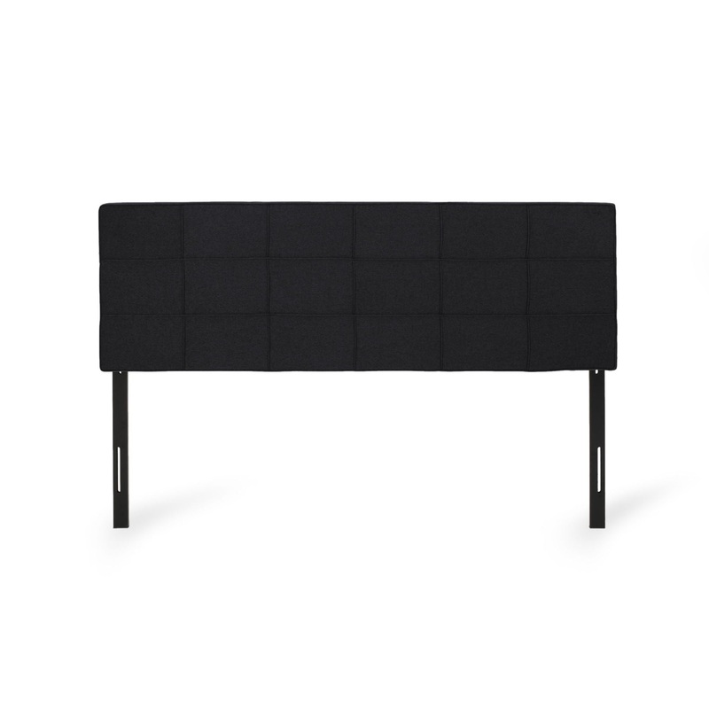 Marakesh – Contemporary Fabric Upholstered King / California King Headboard – Black