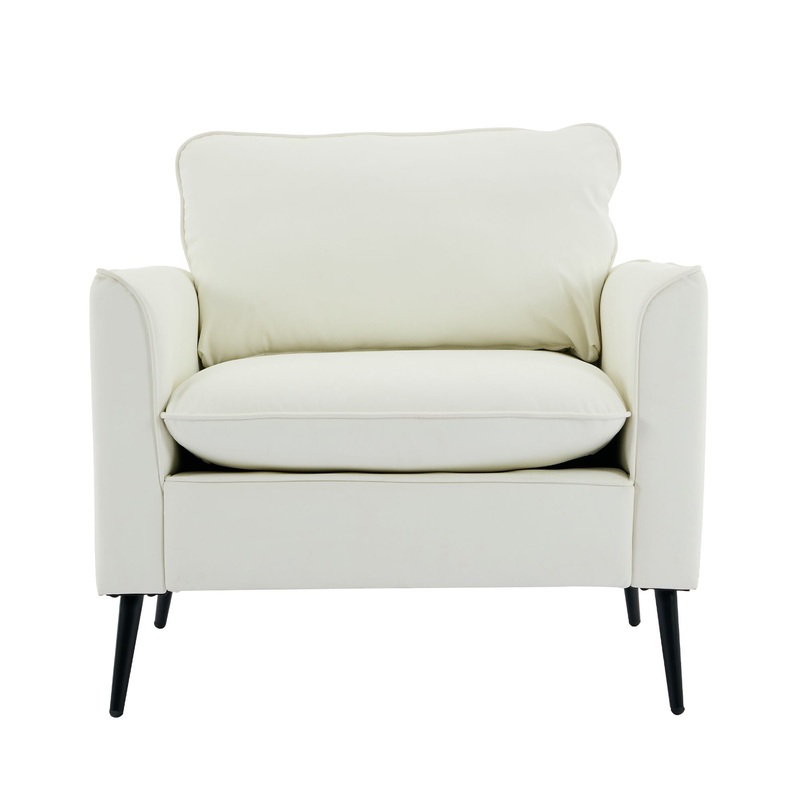 Nordic Retro Light Luxury Upholstered Sofa Chair