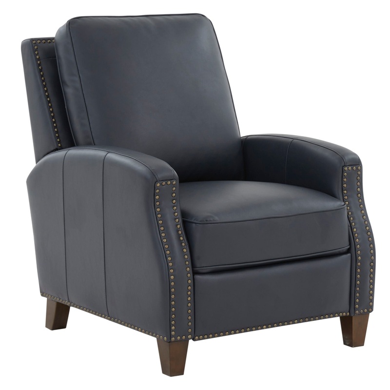 Jack – Push Back Recliner With Track Arms And Nailhead Accents