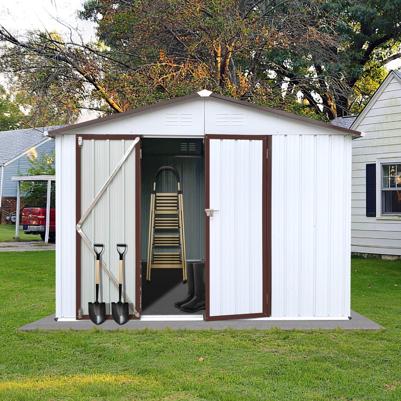 6Ftx8Ft Garden Sheds Outdoor Storage Sheds – Two Tone