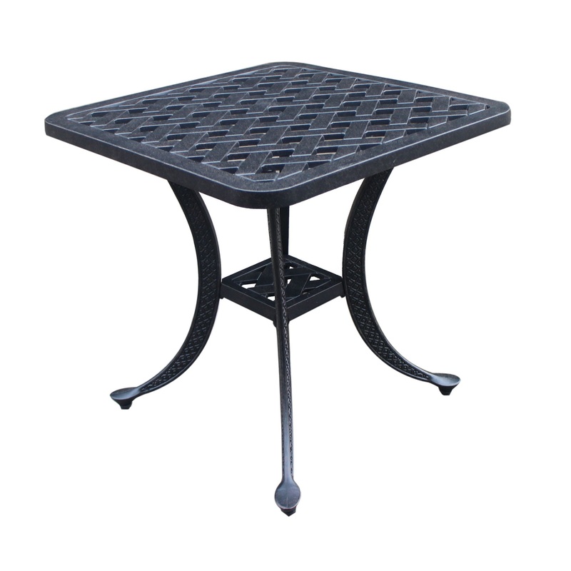 End Table – Dark Lava Bronze
