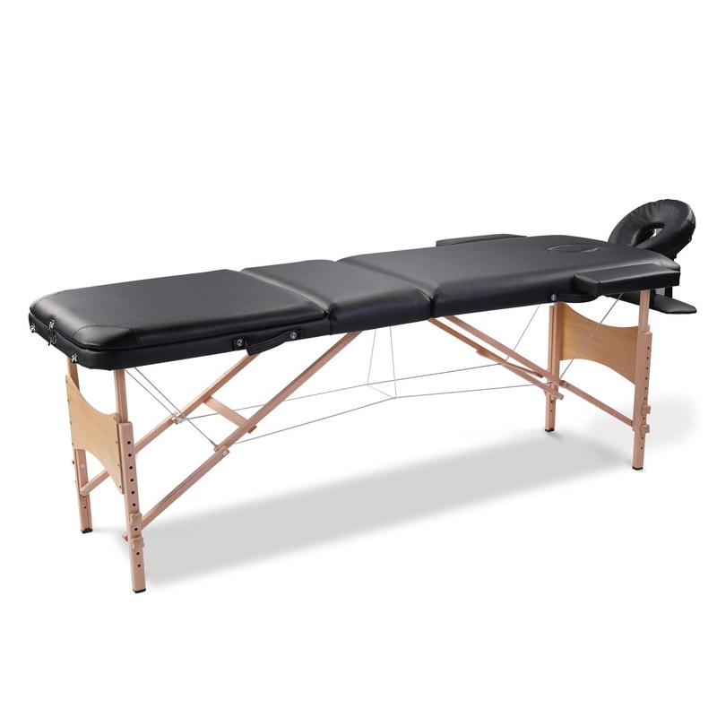 Massage Table Portable Bed With Carrying Case, Height Adjustable