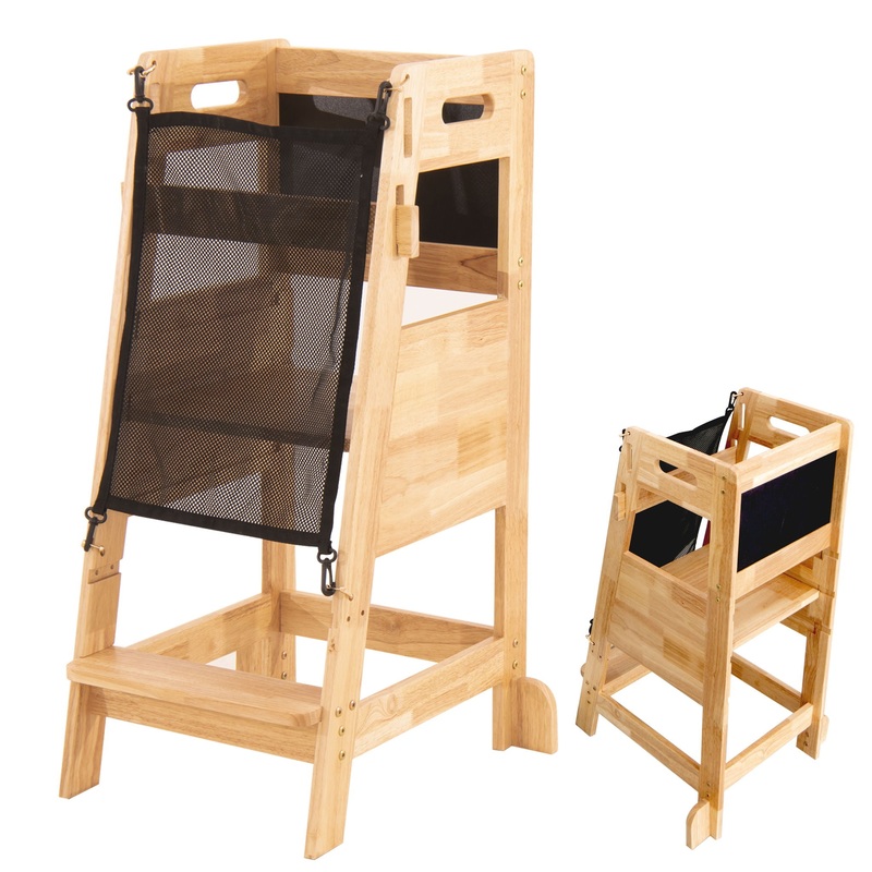 Solid Wood Learning Tower – Wood