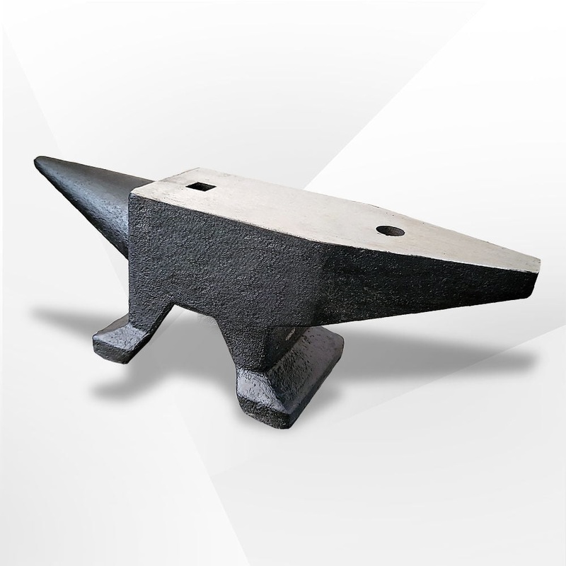 66Lbs Cast Steel Anvil, High Hardness Rugged Round Horn Anvil smith, Large Countertop And Stable Base, With Round And Square Hole, Metalsmith Tool For Bending And Shaping – Black