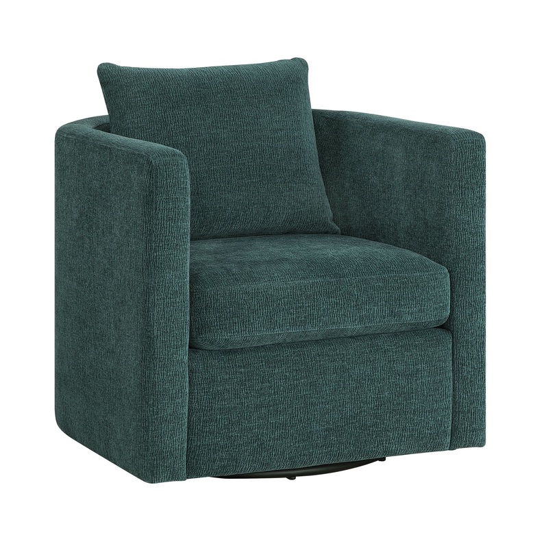 Sutton – Swivel Barrel Chair – Peacock