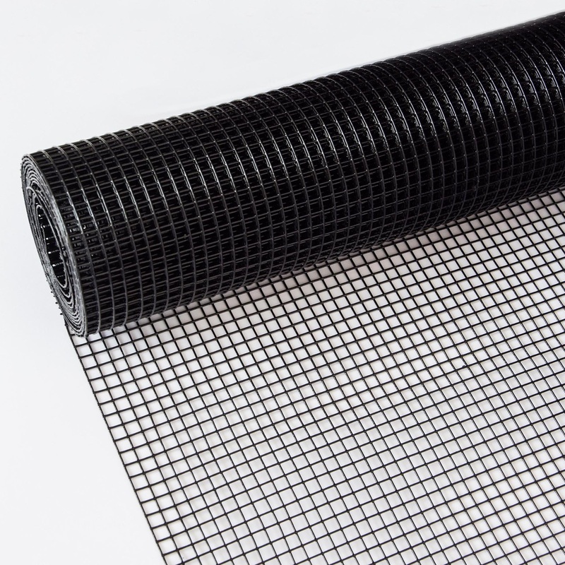 Vinyl Coated Hardware Cloth, 19 Gauge, For Poultry Cages And Home Improvement – Black