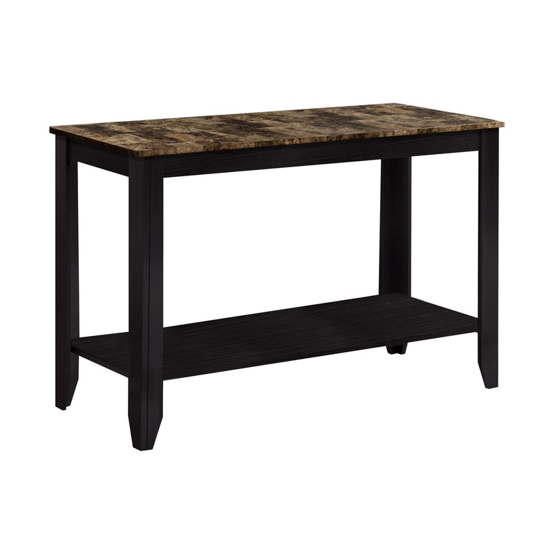 Console Accent Table Narrow For Living Room – Espresso