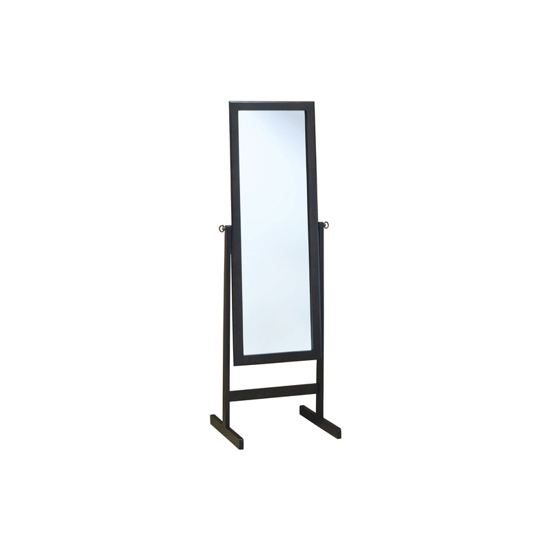 Standing Floor Mirror Full Length Rectangular Dressing For Bedroom – Espresso