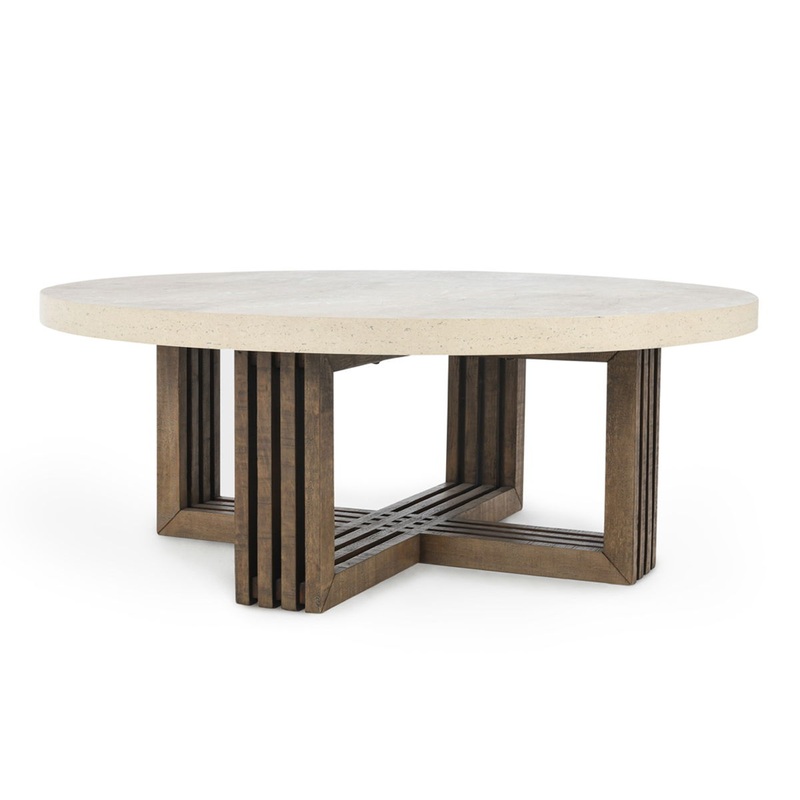 Aspen – Round Table|Dark Brown|End Tables|Coffee Tables