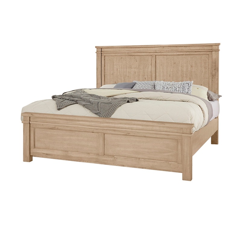Cool Rustic – Mansion Bed – Clear Maple